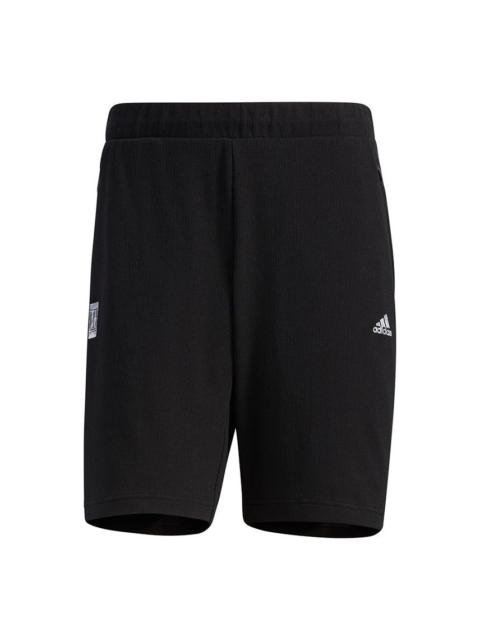 adidas Wj Short Swt Casual Sports Basketball Shorts Black GP0869