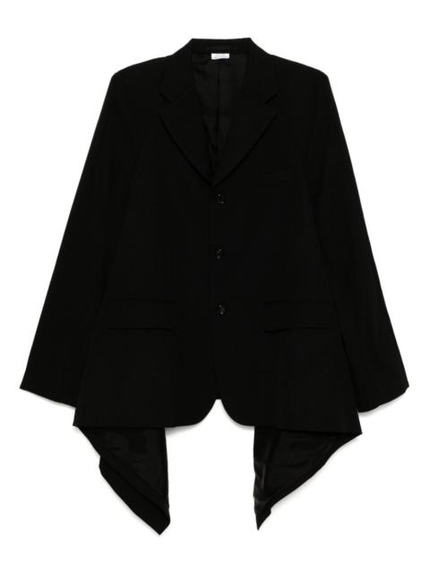 asymmetrical hem blazer