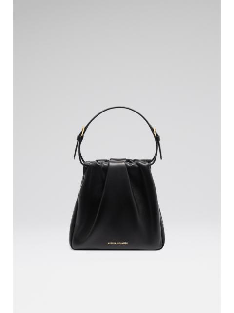 VITTORIA BAG BLACK NAPPA AND GOLD HARDWARE