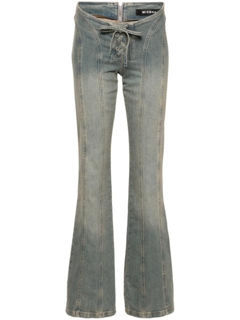 Lara lace-up jeans
