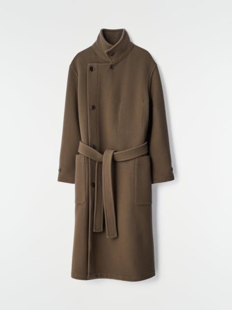 WRAP COAT IN WOOL