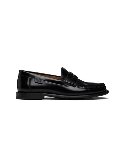 Black Leather Loafers