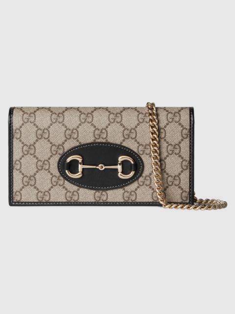 Gucci Horsebit 1955 wallet with chain