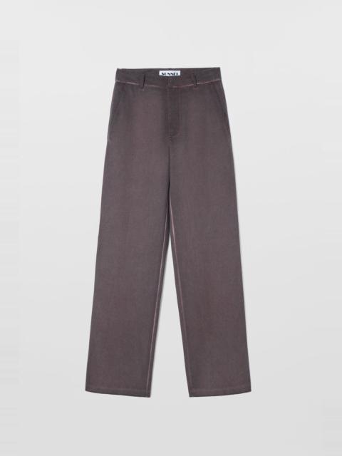LOOSE FIT PANTS / plum