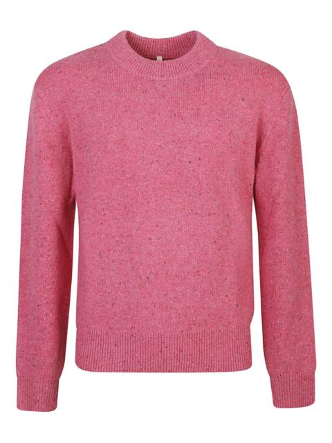 speckled wool crew-neck sweater