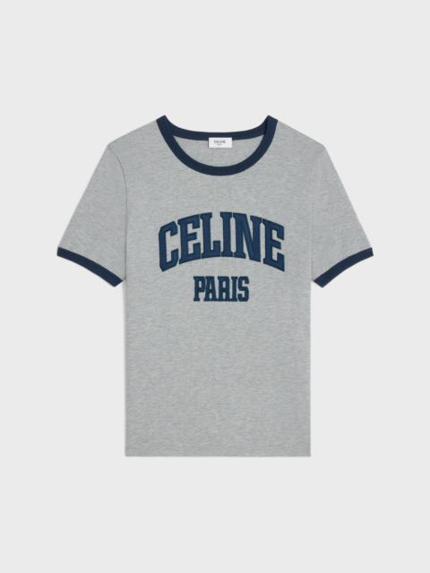 CELINE celine paris 70's T-shirt in cotton jersey | REVERSIBLE