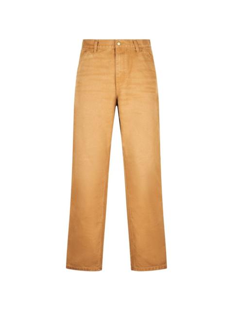 Single Knee logo-patch jeans