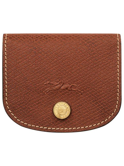 Épure Card holder Brown - Leather