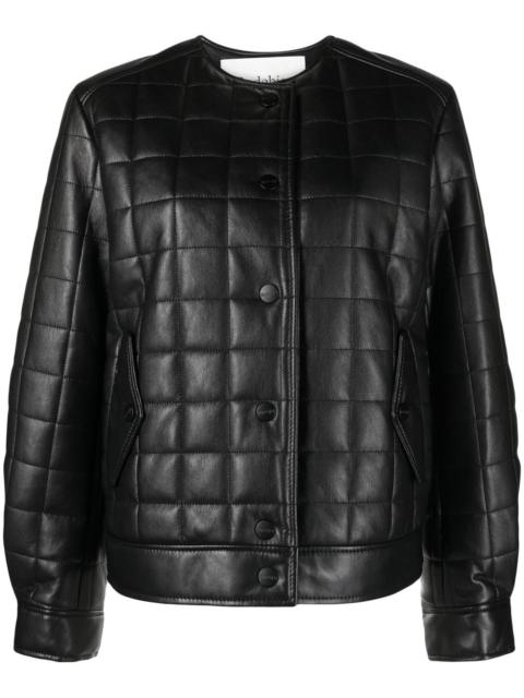 quilted bomber jacket