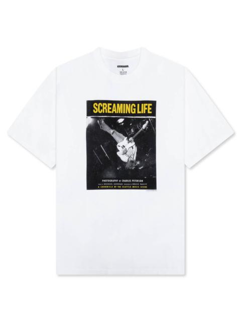 NEIGHBORHOOD X CHARLES PETERSON S/S TEE 1 - WHITE