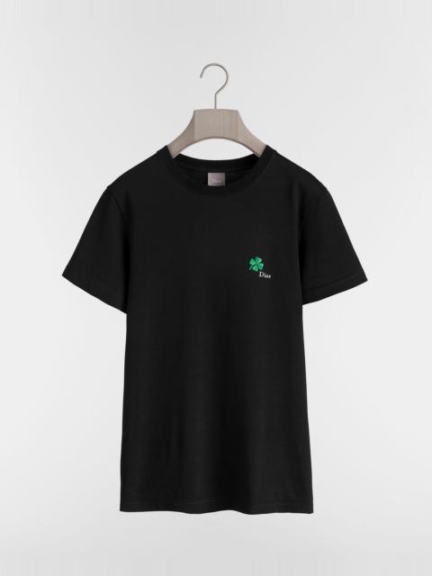 T-Shirt with Dior Clover Embroidery, Regular Fit