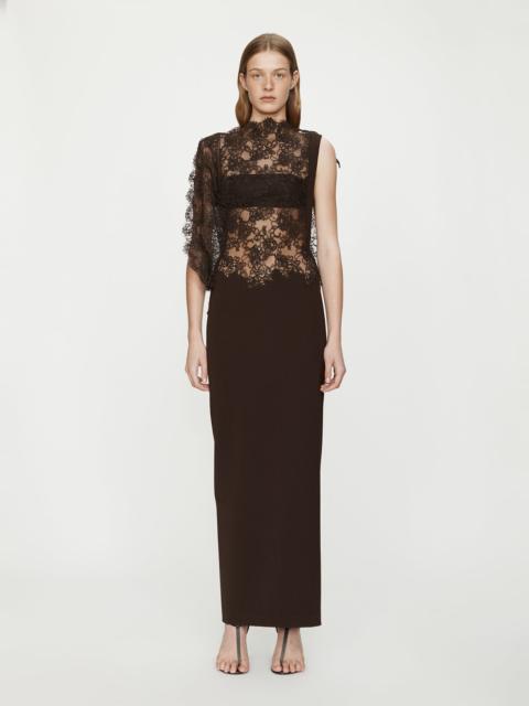 Mahara Floating Lace Column Dress