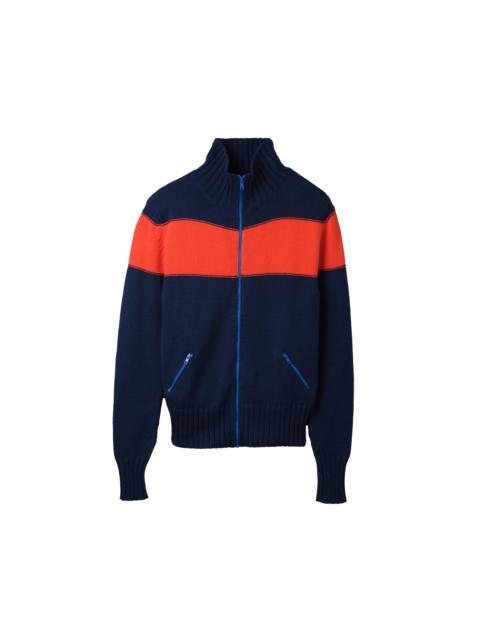 EDWARD CUMING Knit Track Jacket Navy
