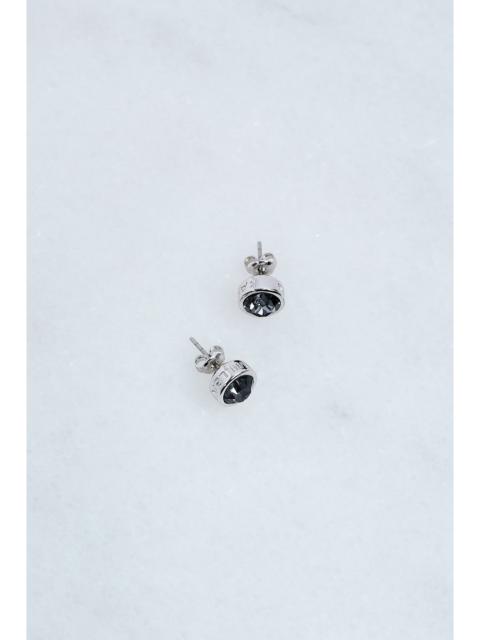 Hand Set European Crystal Solitaire Stud Earrings