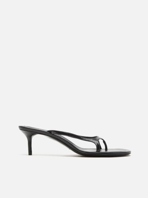 Leather kitten heels - Black