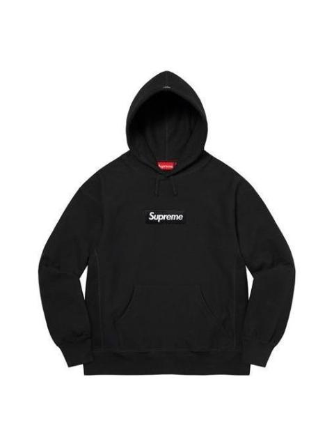 Supreme Box Logo Hooded Sweatshirt 'Black White' SUP-FW21-353