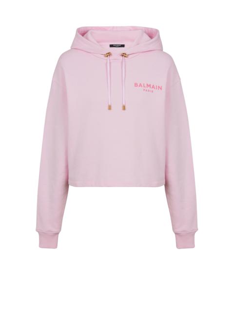 Flocked Balmain Paris hoodie