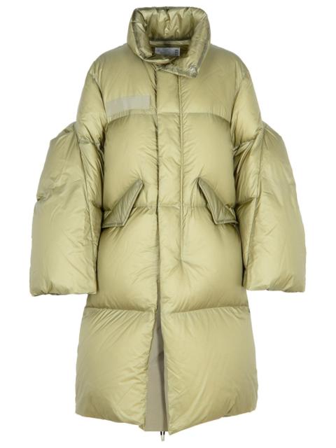 Sacai 'Padded' Green Nylon Parka Women
