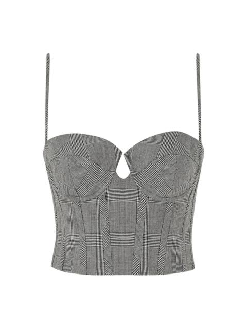 CRUSH CHECK BUSTIER