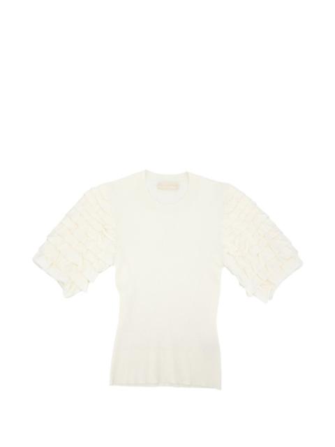 Kassia puff-sleeve T-shirt