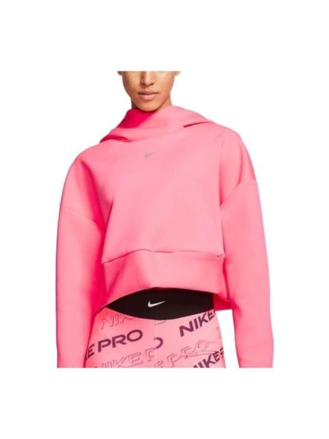 (WMNS) Nike Pro Fleece Pullover Hoodie 'Pink' CJ3592-679