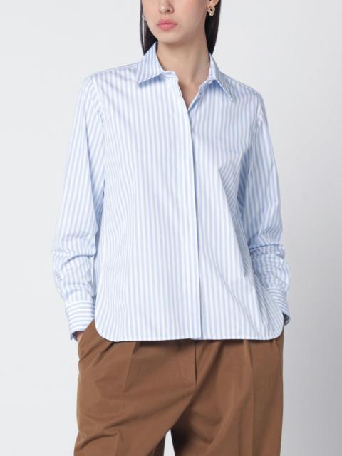 White/light blue striped shirt