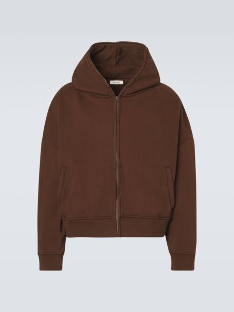 Eternal Zip cotton fleece hoodie
