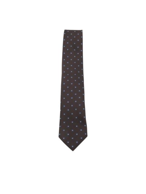 square-pattern tie