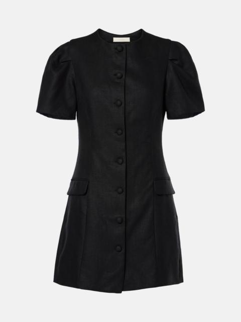 Linen minidress