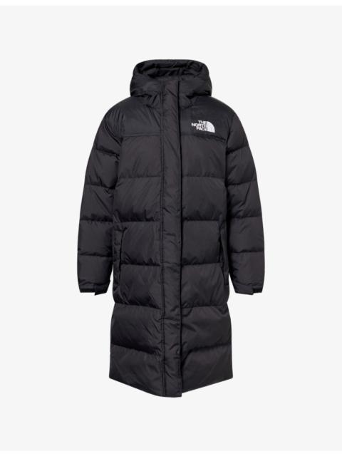 Nuptse Embroidered-Logo Padded Parka Coat
