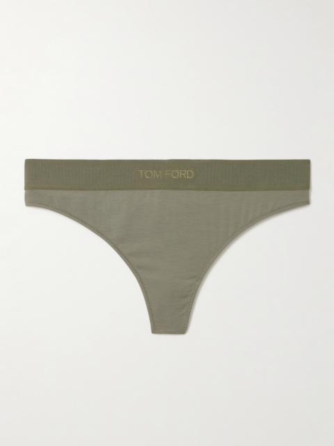Stretch Modal-jersey Thong