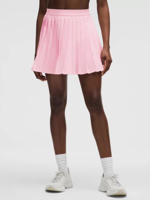 High-Rise Pleated Tennis Skirt *Long