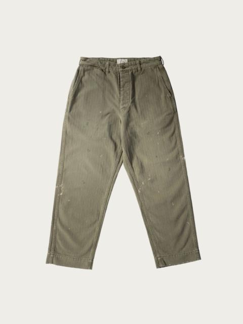 USMC HBT Linen Pants - Olive Drab