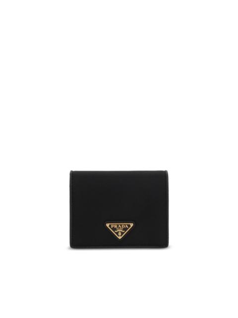 triangle logo bi-fold wallet