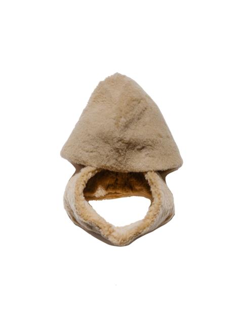 Snood Dusty Natural Curly Wool