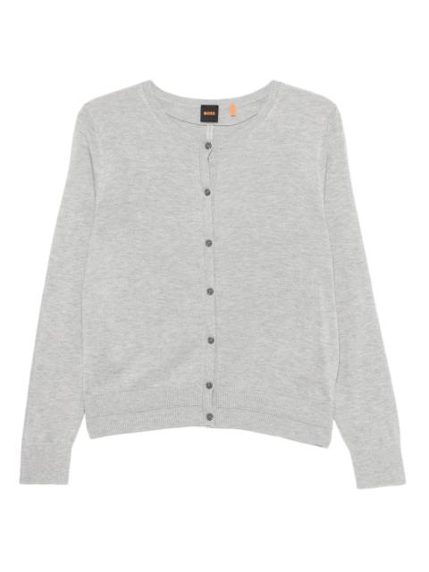 button-front cardigan