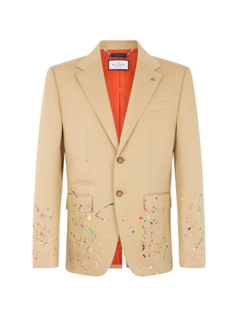 paint-splash blazer