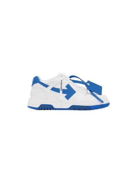 White & Blue Out Of Office Sneakers