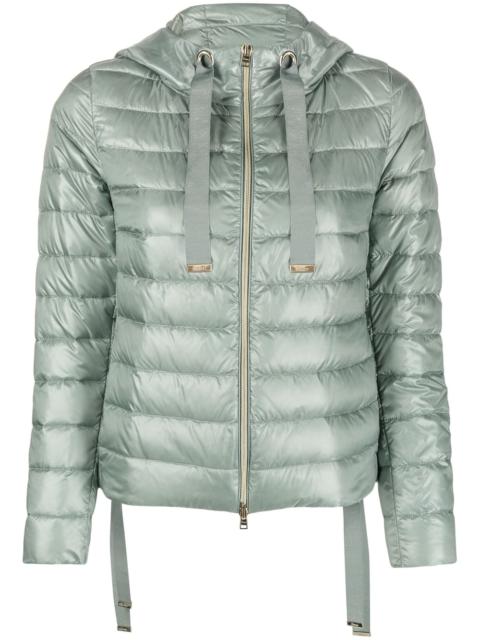 hooded puffer jacket