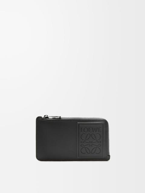 Coin cardholder in satin calfskin