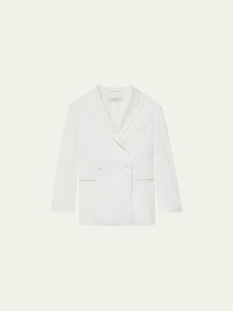 Fluid Double-Breasted Jacket