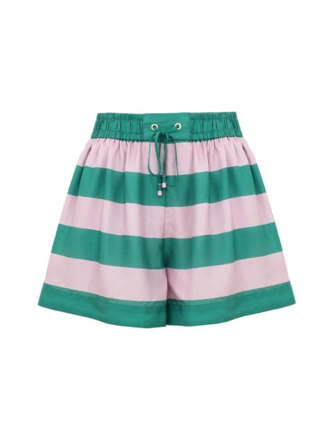 INDRA STRIPE RELAXED SHORT