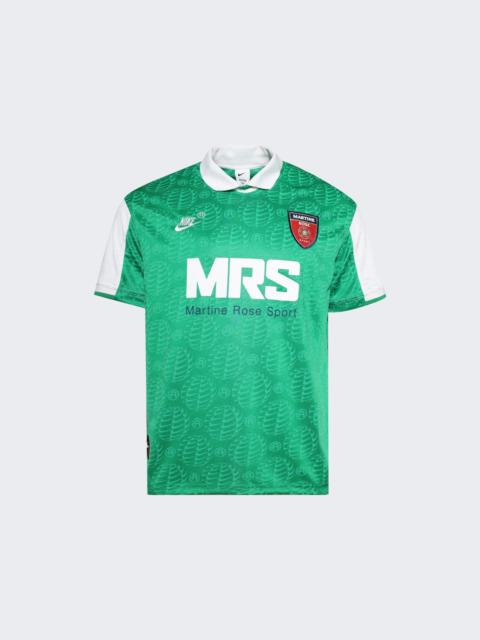 X Martine Rose Jersey Tee Lucky Green And White