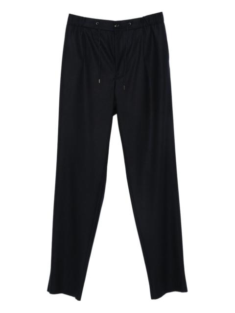 pleated drawstring trousers