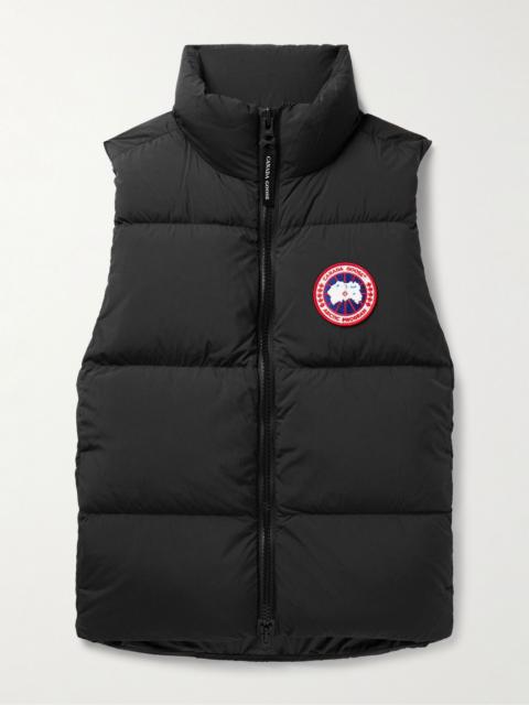 Lawrence Slim-Fit Logo-Appliquéd Quilted Enduraluxe® Down Gilet Black