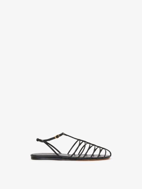 Tee Cage Flat Sandals