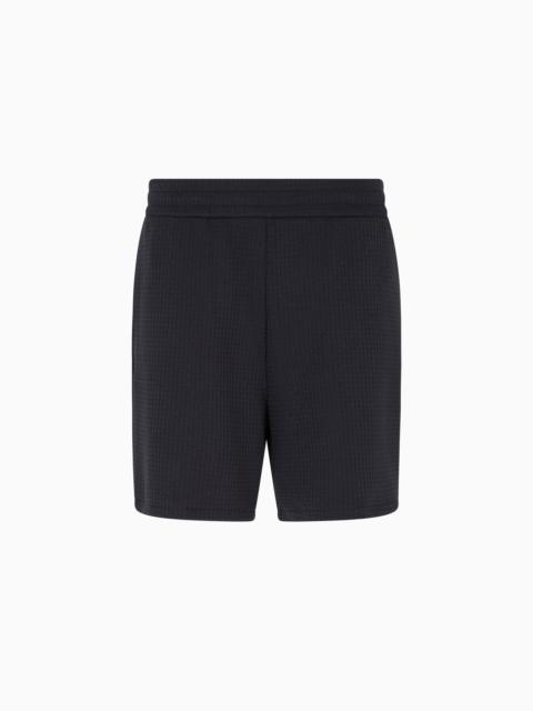 ASV LYOCELL-BLEND JACQUARD JERSEY BERMUDA SHORTS
