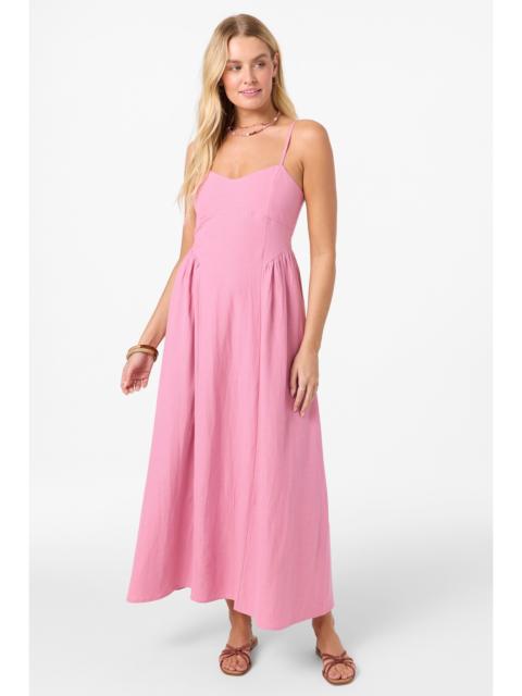 Linden Solid Dress Midi Dress