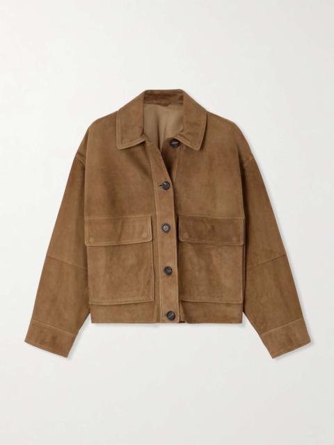 Suede jacket Brown