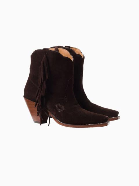 Besita The Spirit Fringe Suede Booties